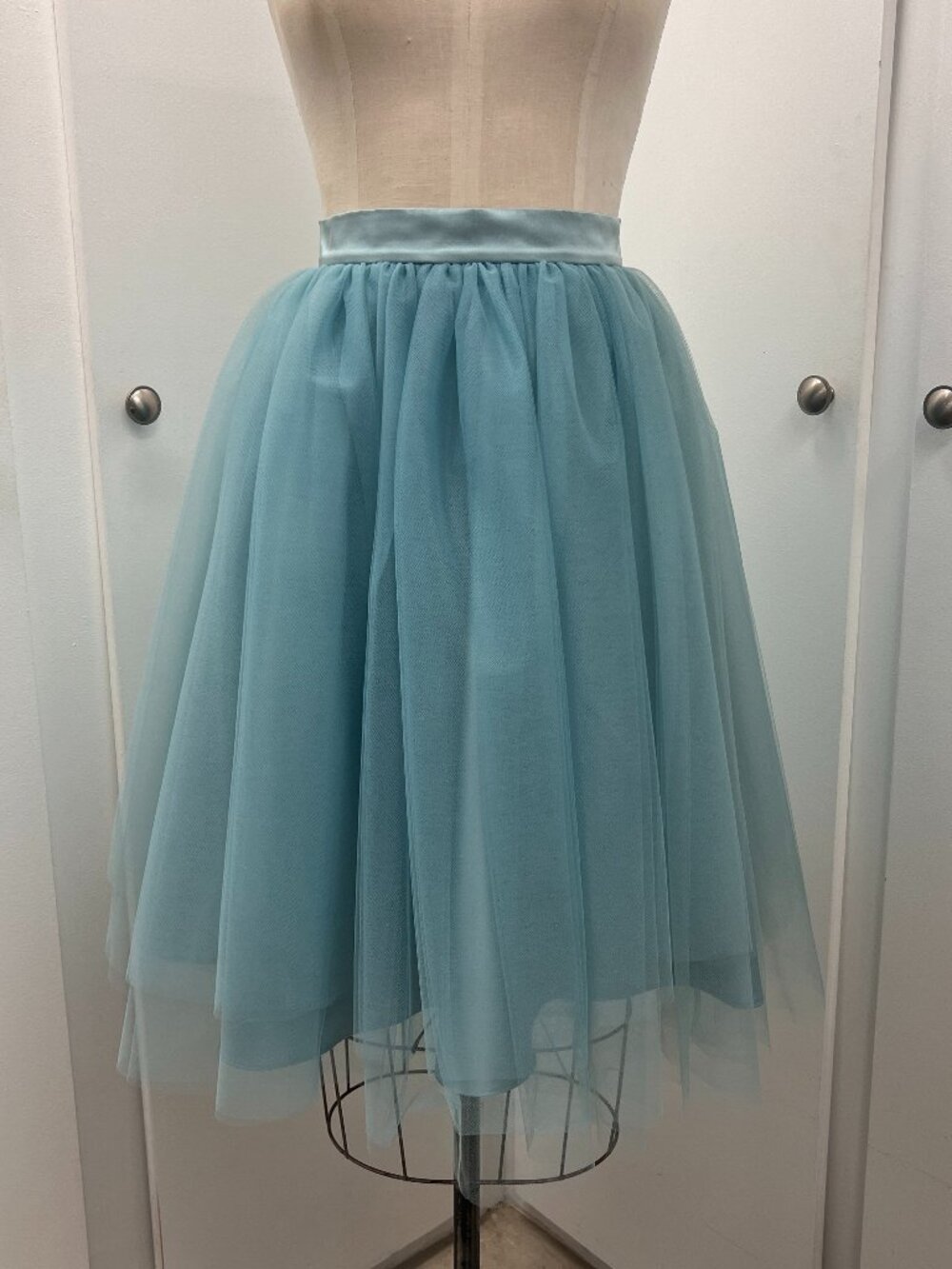 Dusty Robin's Egg Blue Bliss Tulle Skirt